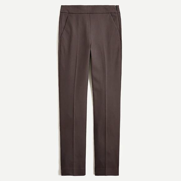 J. Crew Remi pant in bi-stretch cotton Size 0 Petite Grey Ankle Length High Rise - Picture 2 of 16